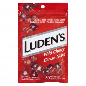 Luden's Throat Drops, Wild Cherry - 30 Drops